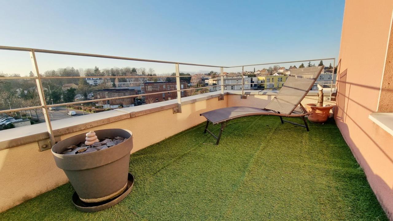 Le Smart - Parking - Terrasse - Wifi - Mulhouse - Relax Bnb Pfastatt Экстерьер фото