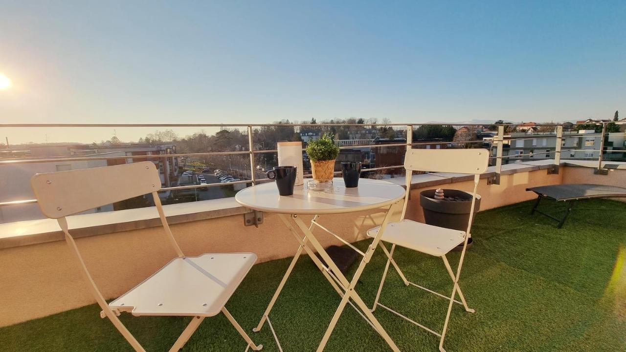 Le Smart - Parking - Terrasse - Wifi - Mulhouse - Relax Bnb Pfastatt Экстерьер фото